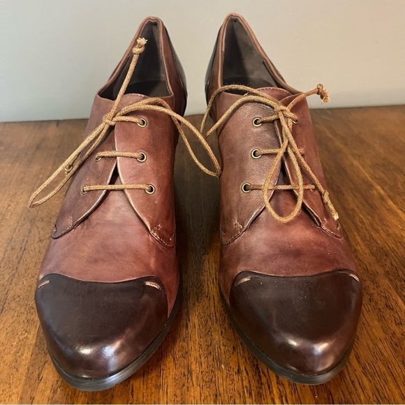 Everybody by Moda brown Leather Heeled Booties,  Comfort Shoes EU 37. - Picture 4 of 15